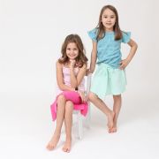 Fustita de vara pentru fete, din muselina, Minty, 80-86 cm (12-18 luni) KDEFVM1218MINTY