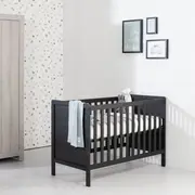 Patut bebelusi din MDF 120x60 cm,transformabil in SOFA, Elisabeth II, Noce + Saltea Cocos EKDek2053_s