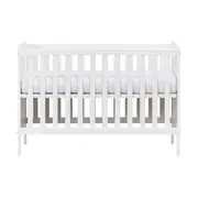 Patut bebelusi din MDF 120x60 cm,transformabil in SOFA, Elisabeth II, White + Saltea Cocos EKDek2015_s