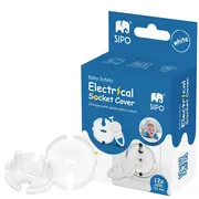 Set 12 capace de protectie pentru prize cu impamantare, cu doua cheite, SIPO EKDSBS-F20