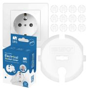 Set 12 capace de protectie pentru prize cu impamantare, cu doua cheite, SIPO EKDSBS-F20