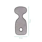 Protectie anti-transpiratie pentru scaun auto gr.0-1-2-3, grey Fillikid