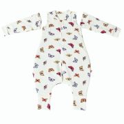 Sac de dormit cu picioruse si maneci, Butterfly Dreams, 70 cm, 2 Tog - Iarna KDESDPBD7002