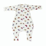 Sac de dormit cu picioruse si maneci, Butterfly Dreams, 70 cm, 2 Tog - Iarna KDESDPBD7002