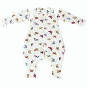 Sac de dormit cu picioruse si maneci, Butterfly Dreams, 80 cm, 2 Tog - Iarna KDESDPBD8002