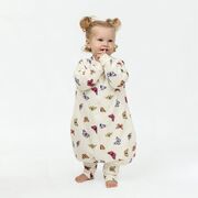 Sac de dormit cu picioruse si maneci, Butterfly Dreams, 80 cm, 3 Tog - Iarna KDESDPBD8003