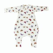 Sac de dormit cu picioruse si maneci, Butterfly Dreams, 80 cm, 3 Tog - Iarna KDESDPBD8003