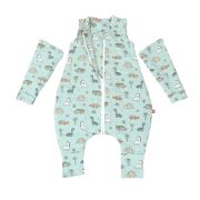 Sac de dormit cu picioruse si maneci, Dino Adventure, 110 cm, 3 Tog - Iarna KDESDPDA11003