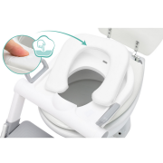 Scara cu reductor WC moale pliabila, 24 luni+, grey white  Fillikid