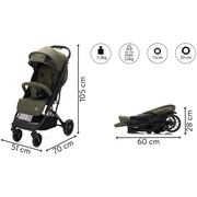 Carucior sport Elite Styler - olive- Fillikid