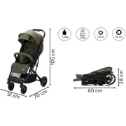 Carucior sport Elite Styler - olive- Fillikid