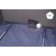 Patut pliabil cu o laterala culisabila Porto Grey melange Fillikid