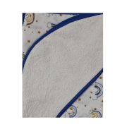 Prosop din muselina cu capison, 80x80 cm, blue Kreis design