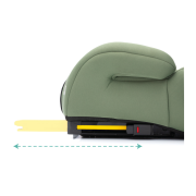 Inaltator auto Isofix Luxe Flip green grupa 2/3 Fililikd