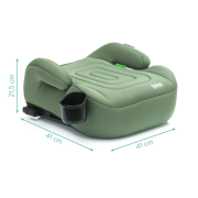 Inaltator auto Isofix Luxe Flip green grupa 2/3 Fililikd