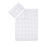 Lenjerie de pat din Jerse 2 piese casute Fillikid