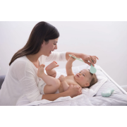 Perie si pieptan pentru bebelus ergonomic Swedish green Rotho-babydesign