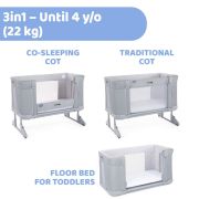 Patut atasabil Chicco Next 2 Me Forever, 3 in 1, SlateGrey (Gri), 0luni+ CHC79650-8_SLATE GREY