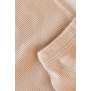 Set 3 piese: body cu maneca lunga, pantaloni lungi si caciulita din bumbac organic si modal - Somon, BabyCosy (Marime: 3-6 Luni) JEMBC-CSYM22504-3