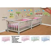 Pat pentru gemeni pe lung potrivit de la 0 la 4 ani  Mos Ene - MES040