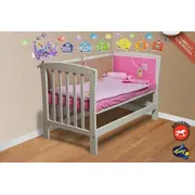 Patut alb bebe junior 0-4 ani Mos Ene, fara saltea - MES012
