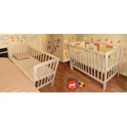 Patut pentru bebe junior Mos Ene natur, nu include saltea - MES006