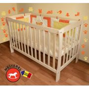 Patut pentru bebe junior Mos Ene natur, nu include saltea - MES006