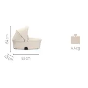 Carucior copii 3 in 1 Chicco Bellagio, Amber Glow (bej deschis), First Seat Recline, 0luni+ CHC8713650+8713750+8710050-8