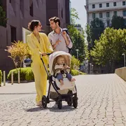 Carucior copii 3 in 1 Chicco Bellagio, Amber Glow (bej deschis), First Seat Recline, 0luni+ CHC8713650+8713750+8710050-8