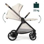 Carucior copii 3 in 1 Chicco Bellagio, Amber Glow (bej deschis), First Seat Recline, 0luni+ CHC8713650+8713750+8710050-8