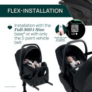 Carucior copii 3 in 1 Chicco Bellagio, Lunar Rock (gri deschis), 0luni+ CHC8713640+8713740+8714640-8