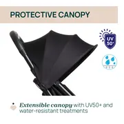 Carucior sport Chicco Urbino, Black (negru), de la nastere pana la 22Kg CHC8713895-8