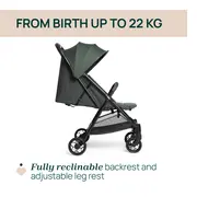 Carucior sport Chicco Urbino, EverGreen (verde), de la nastere pana la 22Kg CHC8713875-8