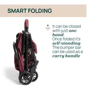 Carucior sport Chicco Urbino, Ruby (rosu), de la nastere pana la 22Kg CHC8713868-8