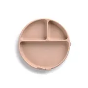 Farfurie BLW, Din silicon, Cu ventuze, 17 x 17 x 4 cm, BPA Free, Pale BYN8420421089347