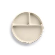 Farfurie BLW, Din silicon, Cu ventuze, 17 x 17 x 4 cm, BPA Free, Sand BYN8420421089521