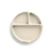 Farfurie BLW, Din silicon, Cu ventuze, 17 x 17 x 4 cm, BPA Free, Sand BYN8420421089521