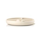 Farfurie BLW, Din silicon, Cu ventuze, 17 x 17 x 4 cm, BPA Free, Sand BYN8420421089521