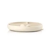 Farfurie BLW, Din silicon, Cu ventuze, 17 x 17 x 4 cm, BPA Free, Sand BYN8420421089521