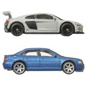 HOT WHEELS PREMIUM SET 2 MASINUTE METALICE AUDI S4 QUATTRO SI AUDI R8 LMS SCARA 1:64 VIVMTHBL96_JDY82