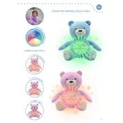 Jucarie cu proiectie Chicco Ursuletul bebelus, roz, 0luni+ CHC0801510-1