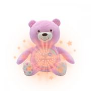 Jucarie cu proiectie Chicco Ursuletul bebelus, roz, 0luni+ CHC0801510-1
