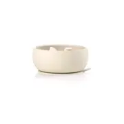 Set de masa, Jane, Din silicon, 2 piese, Cu bol si lingurita, BPA Free, Sand BYN8420421089514