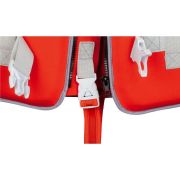 Vesta de inot pentru copii, ajustabila, 15–19 kg (2-3 ani), marimea S, rosie, cu imprimeu crocodil, Reer MySwimBuddy Swim Vest S, 66034
