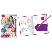Agenda Besties A5 cu Diamond Painting Grafix GR140008 BBJGR140008_Albastru