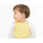 Baveta Flexi Bib Minikoioi, 100% Premium Silicone &ndash; Mellow Yellow KRT101020007