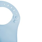 Baveta din silicon, AppeKids - Aqua Blue KRTAK275381