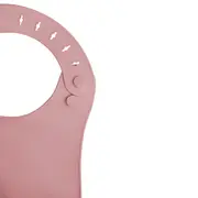 Baveta din silicon, AppeKids - Old Rose KRTAK275374