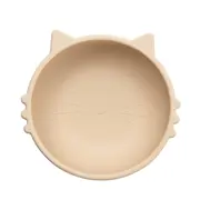 Bol din silicon, AppeKids, Kitty I - Bubble Beige KRTAK275206