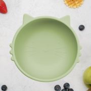 Bol din silicon, AppeKids, Kitty I - Raw Green KRTAK275244